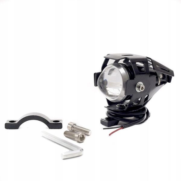 2 X Dalekosiężny Halogen U5 Mini+Włącznik 5W Black zdjęcie 10