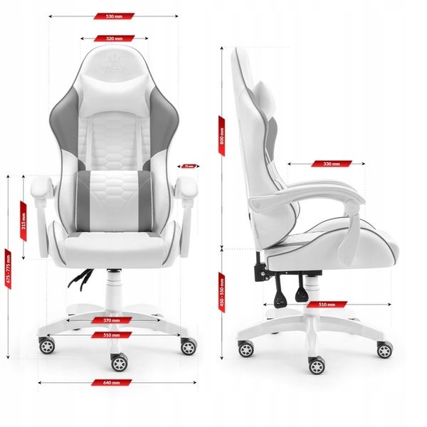 FOTEL GAMINGOWY DLA GRACZA BIUROWY HELL'S zdjęcie 2