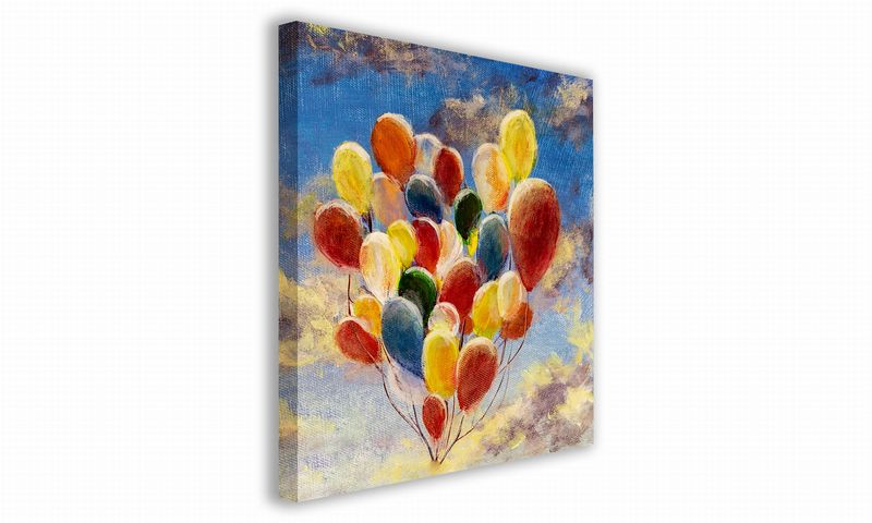 OBRAZ NA PŁÓTNIE 007 Balony 60x60cm zdjęcie 1