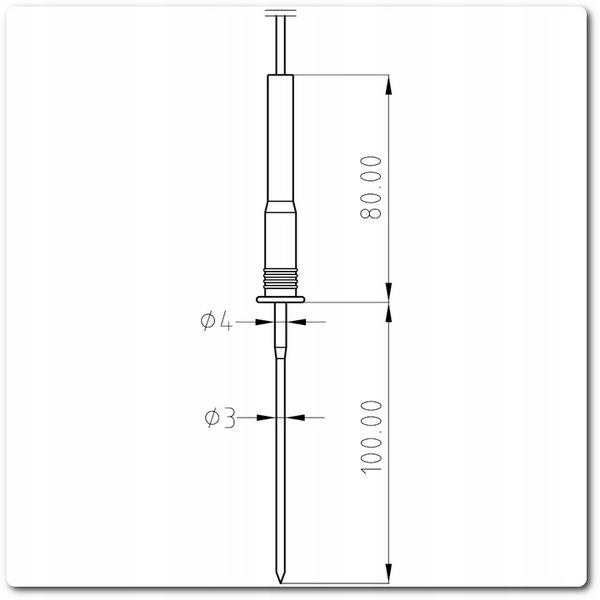 Profesjonalny termometr cyfrowy z sondą DT-1 zdjęcie 7