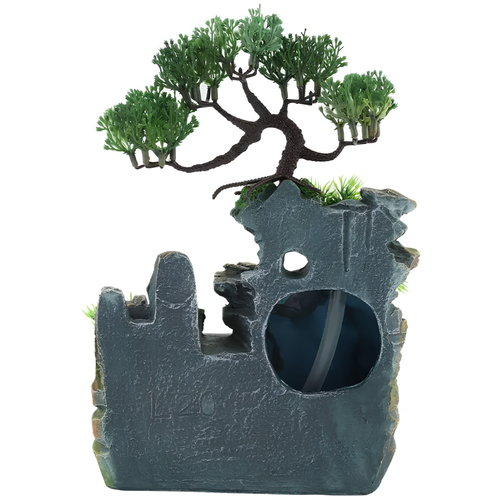 Stołowy wodospad Bonsai Feng Shui RESTEQ z oświetleniem i mgłą na Arena.pl