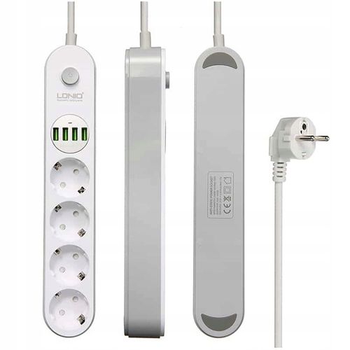 Listwa zasilająca 4 Gniazda + 4x USB Przedłużacz na Arena.pl