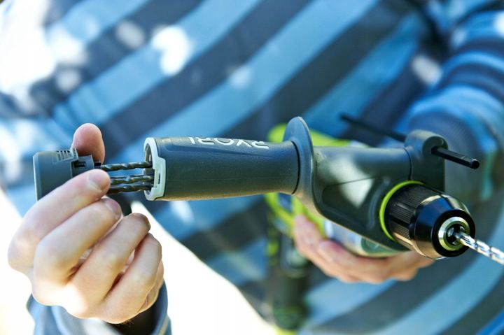 RYOBI ELEKTRYCZNA DWUBIEGOWA WIERTARKA UDAROWA 1200W RPD1200K + WALIZKA zdjęcie 5