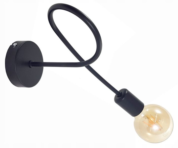 Kinkiet ścienny kręcony drut LOFT EDISON 1x E27 zdjęcie 2