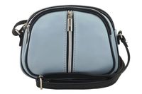 Listonoszka damska skórzana - Barberini's - Niebieska