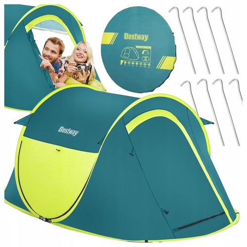 Namiot Turystyczny Kempingowy 2 Osobowy 223x145 Pop-UP Torba Bestway 68086 na Arena.pl
