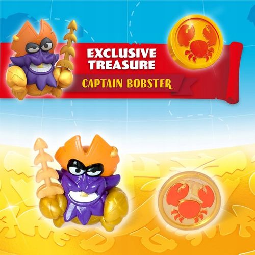 PIRATIX statek piracki Sea Crusher figurka Captain Lobster Golden Treasure na Arena.pl