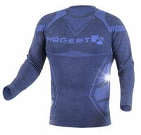 OSTE koszulka termiczna, bezszwowa, niebieska, 3XL-4XL, Hoegert Technik