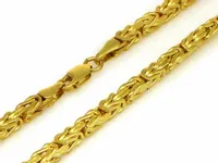 Łańcuch złoty splot królewski 3.2mm r60