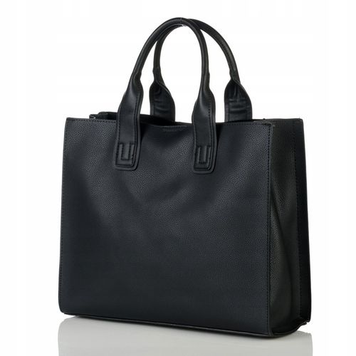 KLASYCZNA TORBA Z POMPONEM MONNARI MIEJSKA SHOPPER POJEMNA PREMIUM na Arena.pl