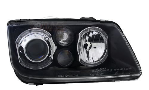 Reflektory lampy przednie ringio chrom VW Bora na Arena.pl