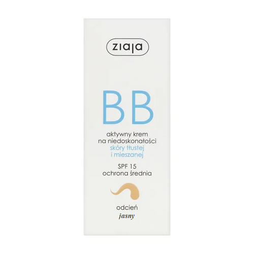 Ziaja BB krem skóry tłustej - odcień jasny na Arena.pl