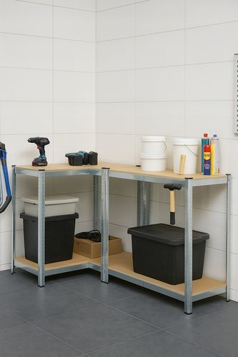 REGAŁ METALOWY MAGAZYNOWY 150x75x30cm 4 PÓŁKI MDF 150kg 600kg DO na Arena.pl