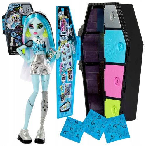MONSTER HIGH STRASZYSEKRETY FRANKIE STEIN LALKA POTWÓR + 19 NIESPODZIANEK na Arena.pl