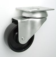 KOŁO MEBLOWE Z TWORZYWA 50MM OBUDOWA SKRĘTNA M52B - KL050 SKR