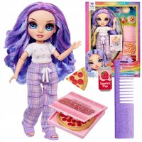 RAINBOW HIGH JUNIOR PJ PIŻAMA PARTY FASHION LALKA VIOLET WILLOW ZESTAW