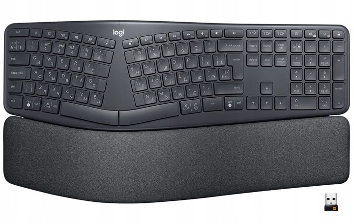 Bezprzewodowa klawiatura dzielona Logitech ERGO K860 Unyfing / Bluetooth zdjęcie 1