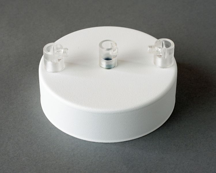 Podsufitka Biała 3 otwory 100mm zdjęcie 3