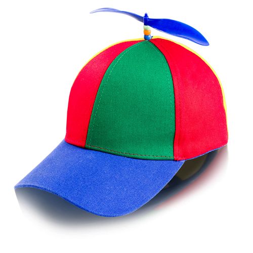 Czapka z daszkiem i ze śmigłem kolorowa wiatrak na Arena.pl