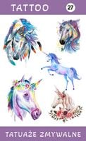 Tatuaże zmywalne Konie