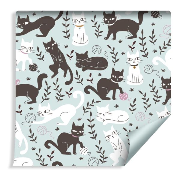 Tapeta Dla Dzieci - Urocze Kotki zdjęcie 1