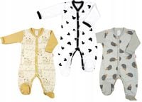 PAJAC rozpinany 3PAK Bawełna 100% r 62 KLEKLE