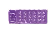 Materac z poduszką Fashion INTEX 58890 FIOLETOWY 188x71 cm