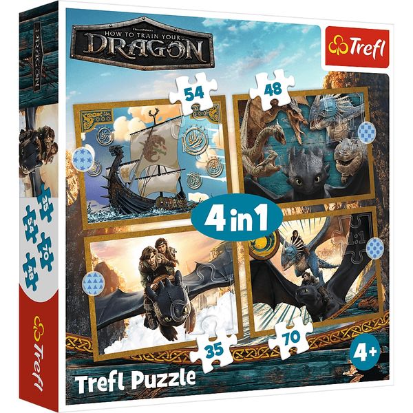 Puzzle 4W1 Smocze Dni 34678 zdjęcie 5