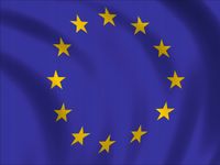 NAKLEJKA MAGNETYCZNA FLAGA UNI EUROPEJSKIEJ ADR