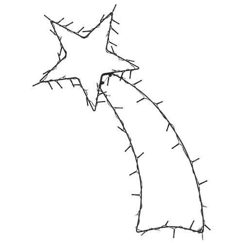 Świąteczne lampki spadająca gwiazda sylwetka, 80 LED na Arena.pl