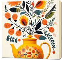 Obraz 90x90cm Bujna Herbata