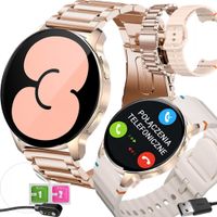 Smartwatch damski zegarek PL MENU ROZMOWY SMART WATCH PINK WATCH 7 PRO