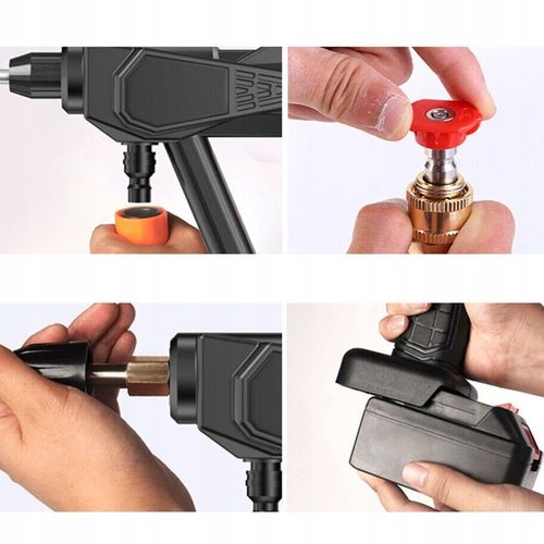 MYJKA CIŚNIENIOWA AKUMULATOROWA GOTOWY ZESTAW DO MYCIA + 2 X na Arena.pl