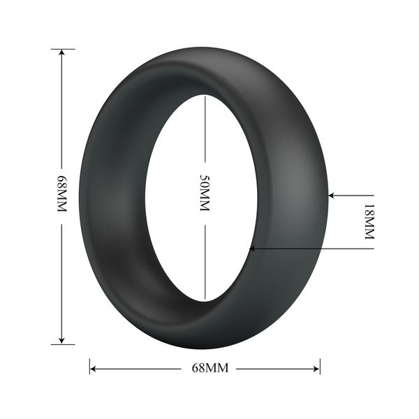 Crazy Bull Elio – Silicone Cock Ring zdjęcie 6