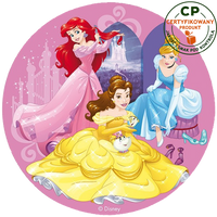 Opłatek na tort Princess Księżniczka