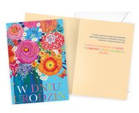 karnet  urodziny (kwiaty) dk-1157