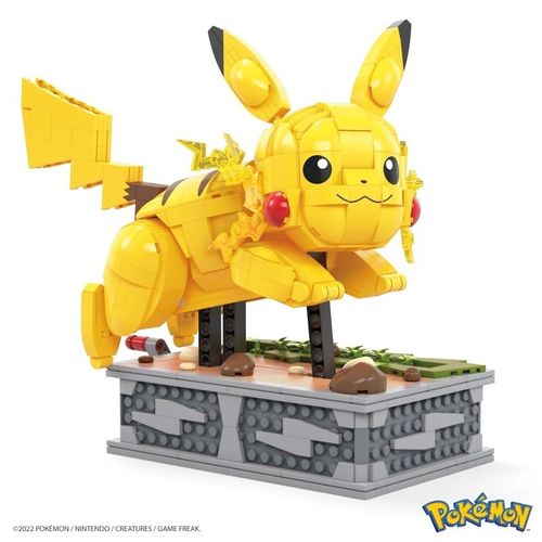 Klocki Mega Pokemon Ruchomy Pikachu 1095 Elementów na Arena.pl