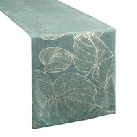 Bieżnik welwetowy BLINK15 35x180 ciemnomiętowy