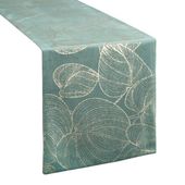 Bieżnik welwetowy BLINK15 35x180 ciemnomiętowy