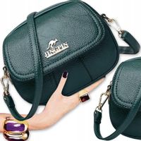 Torebka Kuferek Listonoszka Skórzana Ramię Kangurek Kopertówka Damska