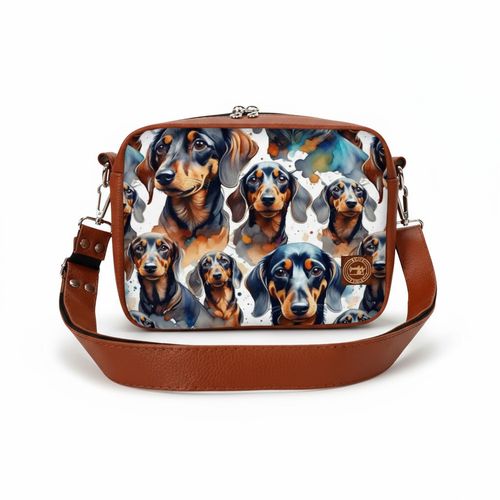 Torebka z Jamnikiem - Prosta Torebka Prostokątna na Arena.pl