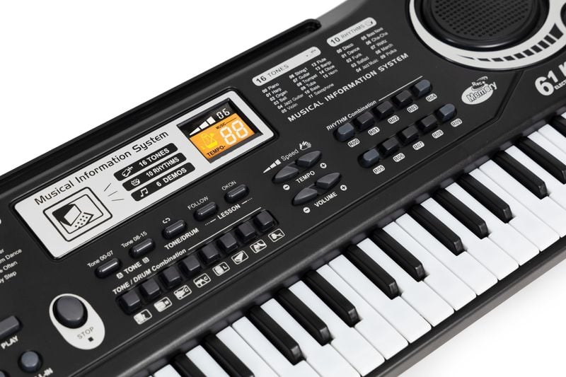 Keyboard pianino elektryczne z mikrofonem dla dzieci zdjęcie 3