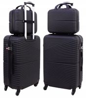 WALIZKA PODRÓŻNA NA KÓŁKACH ZESTAW ŚREDNIA GRAVITT 1203 + KUFEREK