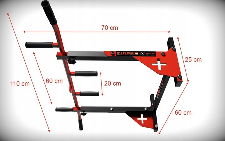 DRĄŻEK DO CWICZEŃ PODCIĄGANIA ZIDER PULL UP NEW zdjęcie 4