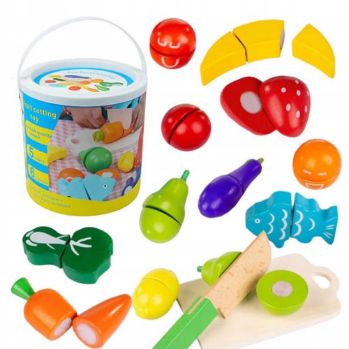 Drewniane owoce i warzywa do krojenia na rzepy YZL-A806 na Arena.pl