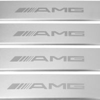 Listwa progowa MERCEDES GLS X166 AMG Stal nierdzewna 304 mat 4szt