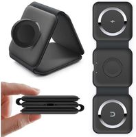 Magnetyczna ładowarka 3 w 1 QI Indukcyja bezprzewodowa do Apple