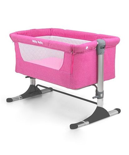 Łóżeczko Dostawne Side by Side PINK na Arena.pl