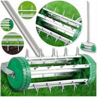 AERATOR WERTYKULATOR do trawnika gleby RĘCZNY OBROTOWY TRAWY MURAWY KOLCE