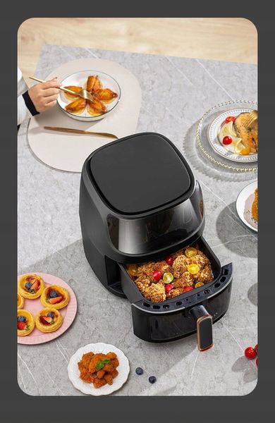 FRYTKOWNICA BEZTŁUSZCZOWA AIR FRYER LINBOX CZARNA zdjęcie 11